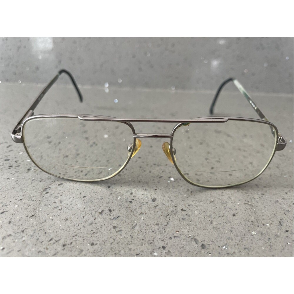 EIGHT TO EIGHTY Hornet GUN Gunmetal Aviator Eyeglasses Frames ONLY 54-18-140